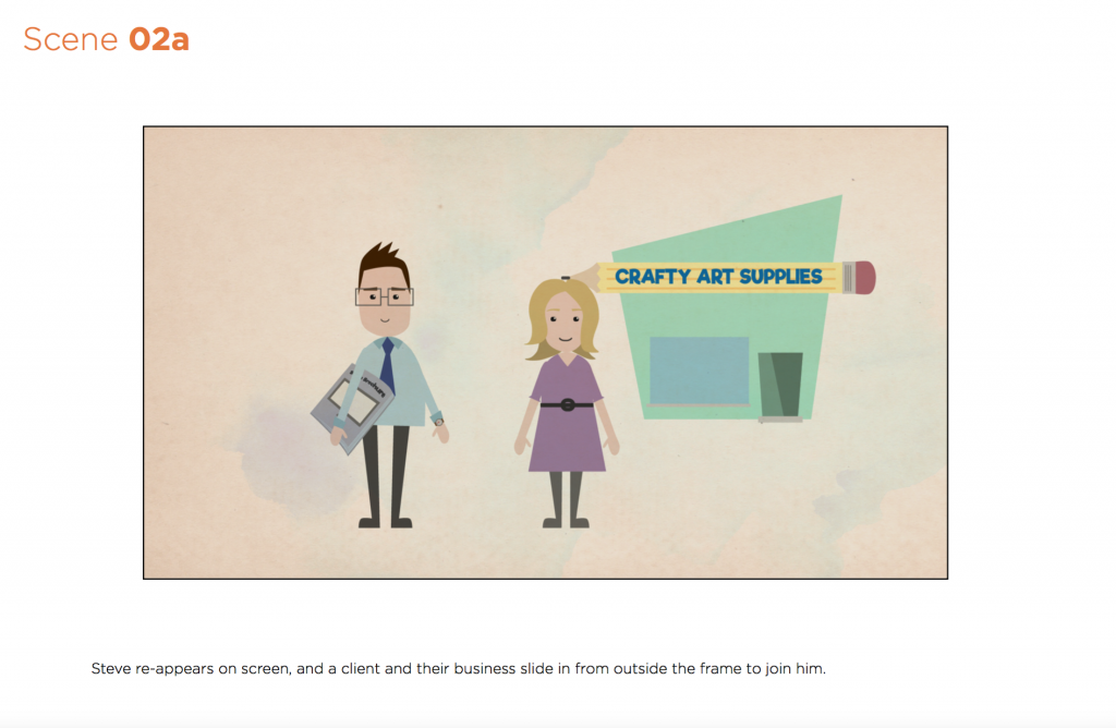 animated storyboard example