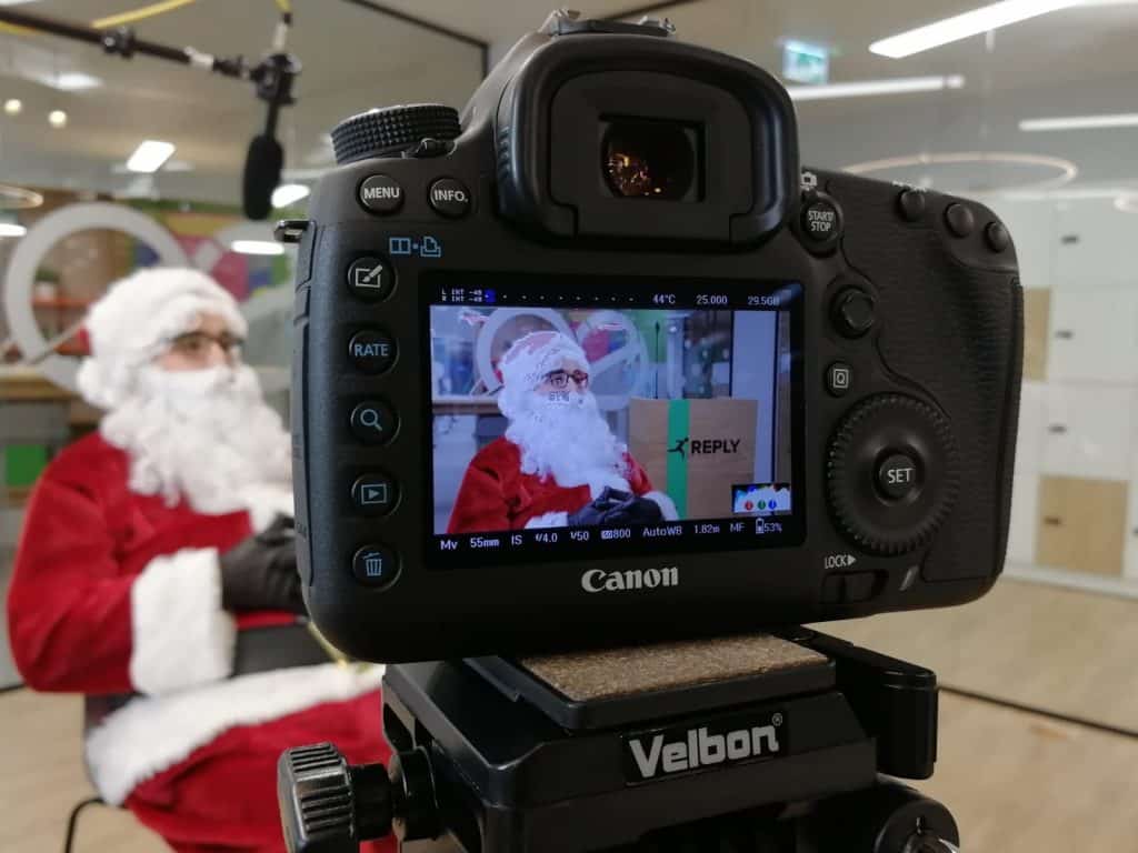 Filming a Corporate Christmas Video