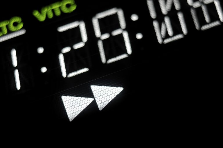 Timecode on a video player