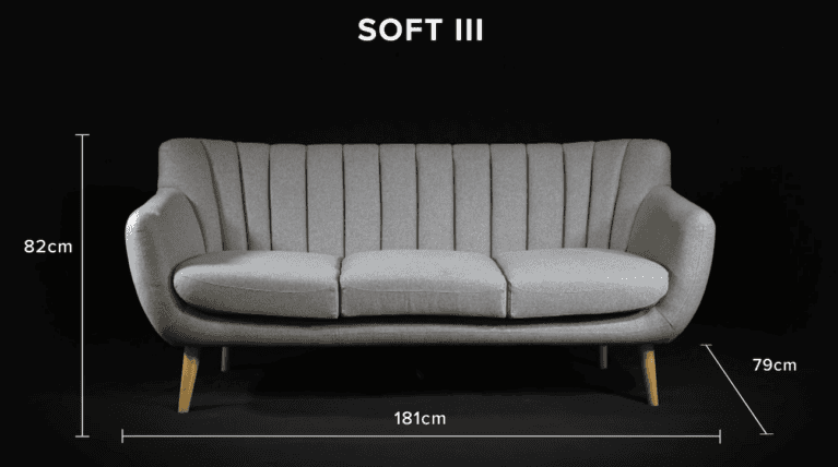 Sofa With Dimensions