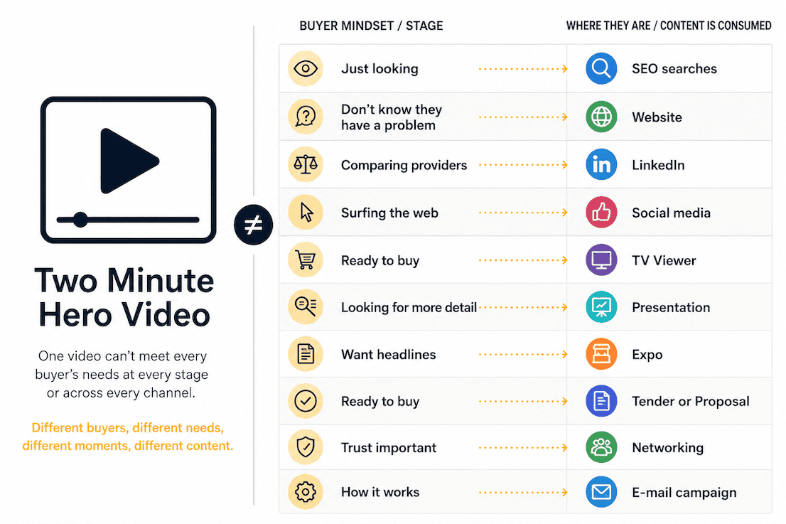 Business Video Marketing System structure
