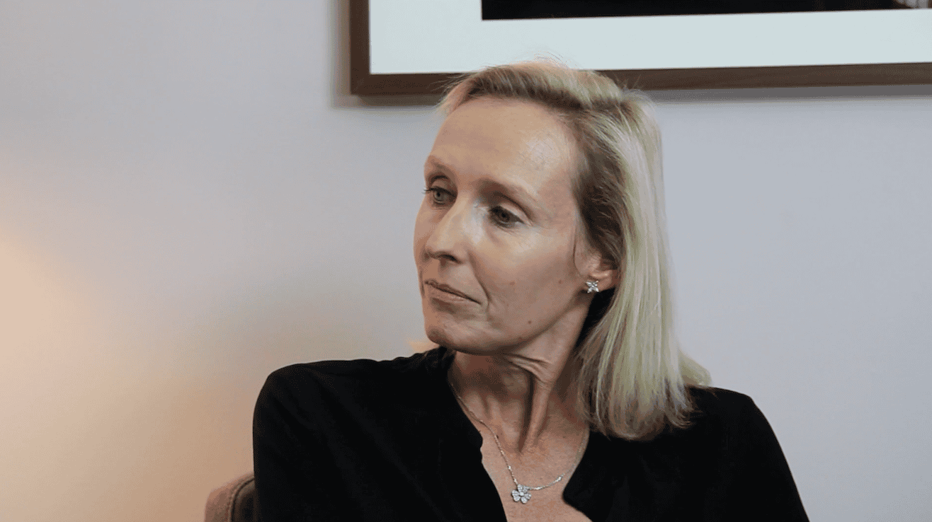 Capture from a podcast interview