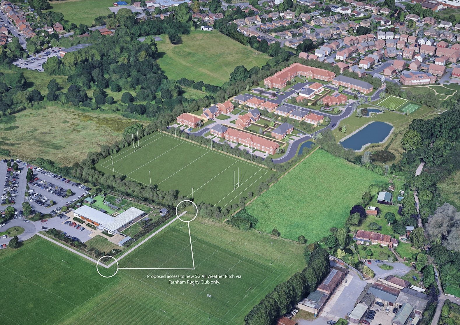 CGI of the new development